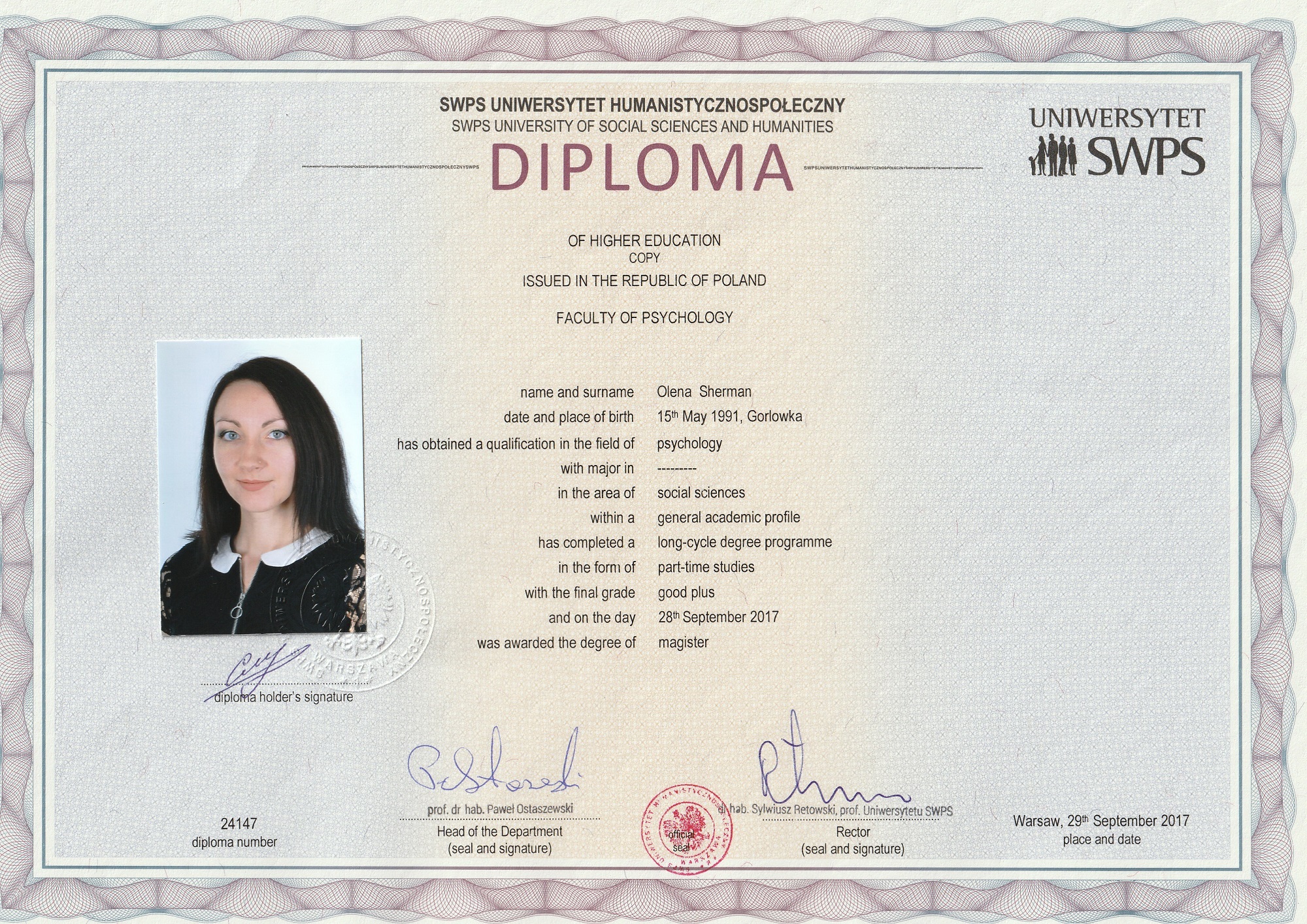 Polnisch Privatunterricht mit Lehrerin Elena in Wien